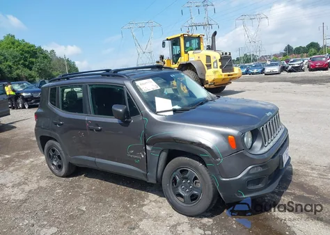 2016 Jeep Renegade Sport из США, поврежденный, VIN ZACCJBAT2GPD12775